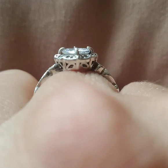 STERLING SILVER VINTAGE RING - Picture 3 of 5